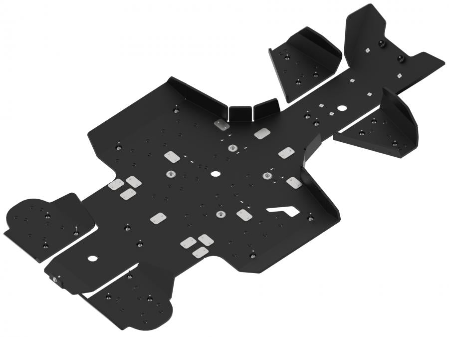 Skid plate full set (plastic): Kawasaki KVF 650 / 750