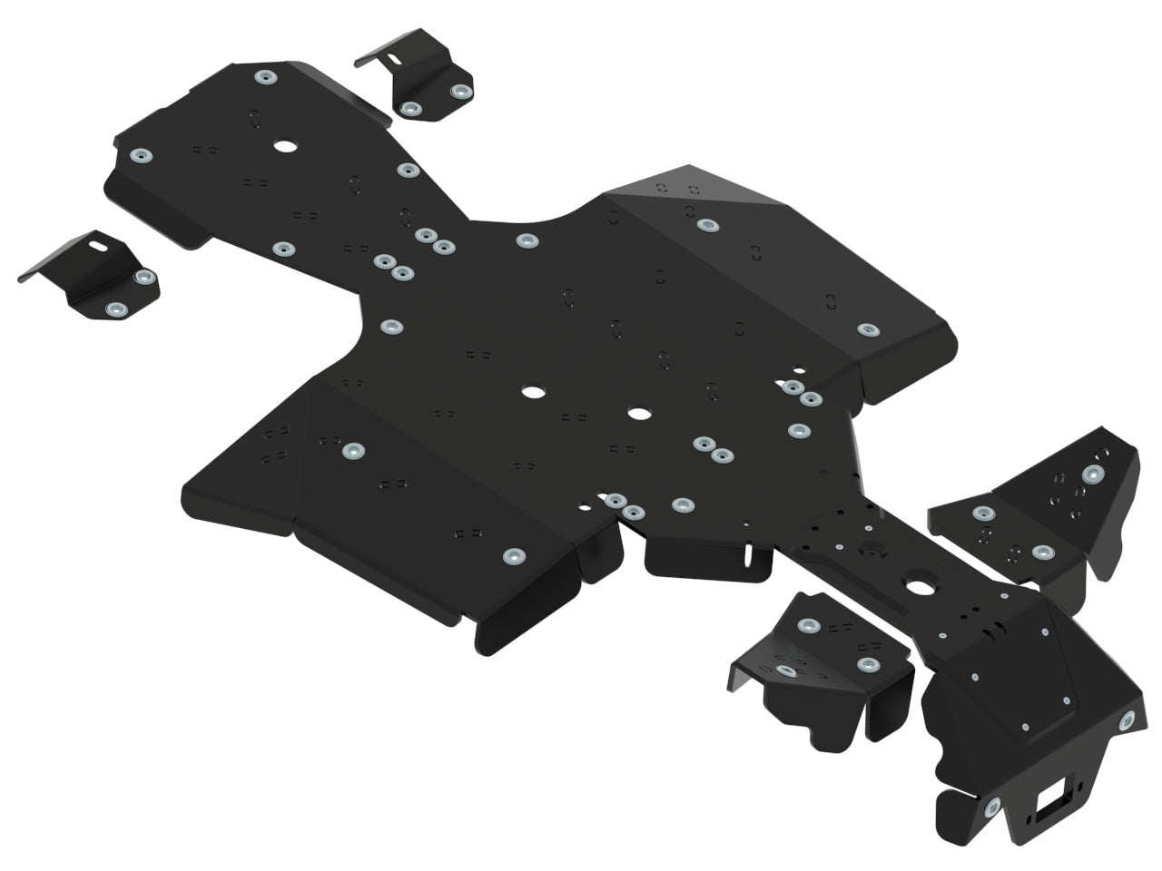Skid plate full set (HDPE plastic): CFMOTO CFORCE 800XC