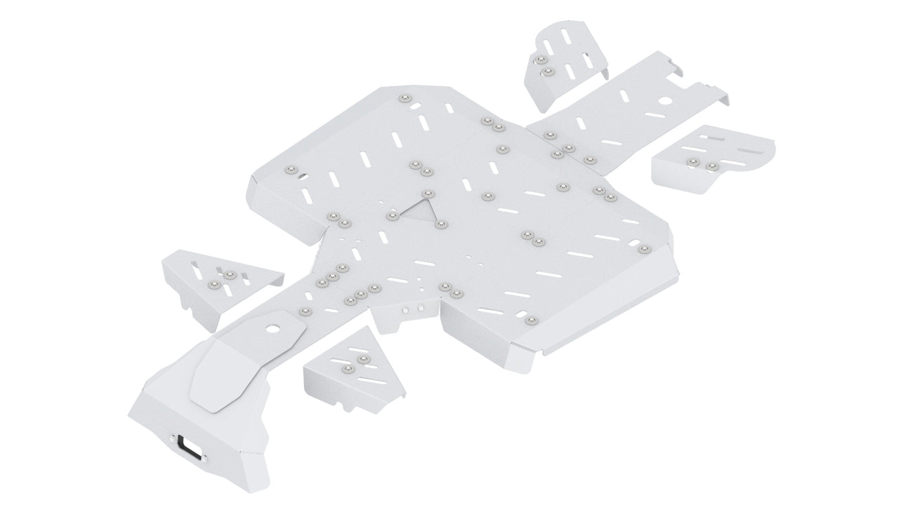 Skid plate full set (aluminum): CFMOTO CFORCE 600 TOURING (2020-2022)