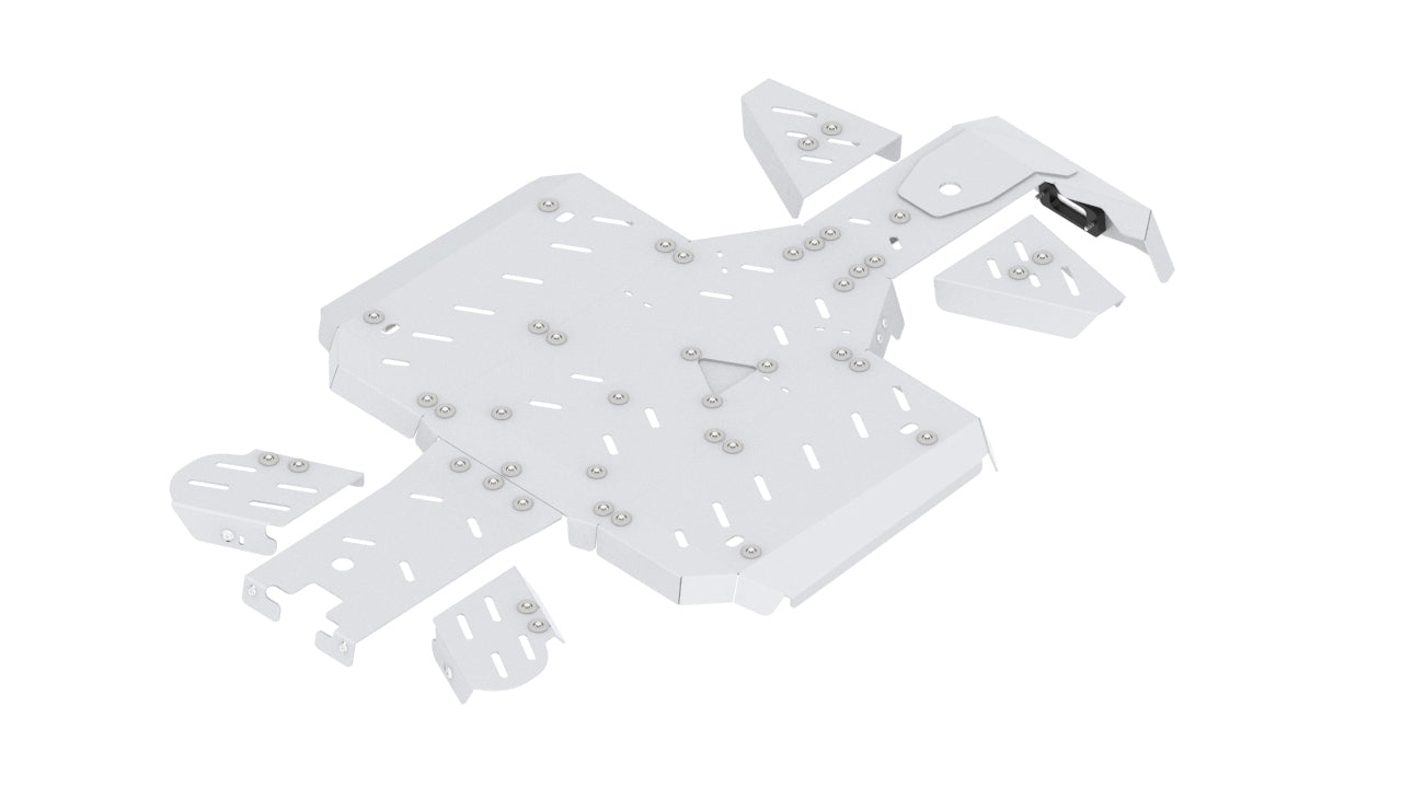 Skid plate full set (aluminum): CFMOTO CFORCE 600 TOURING (2020-2022)