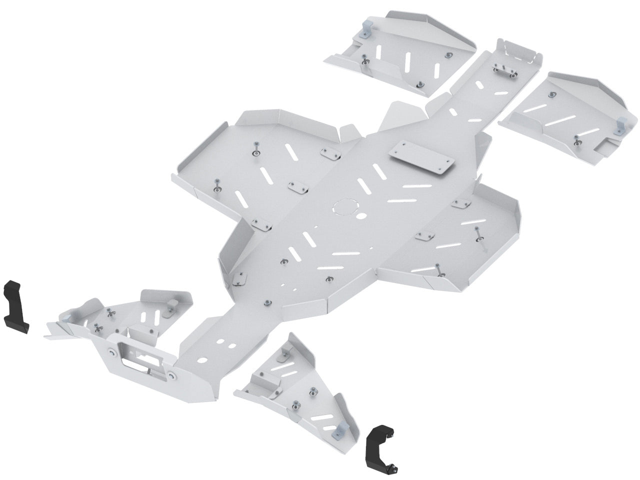 Skid plate full set (aluminium): Polaris Sportsman: XP 1000 S