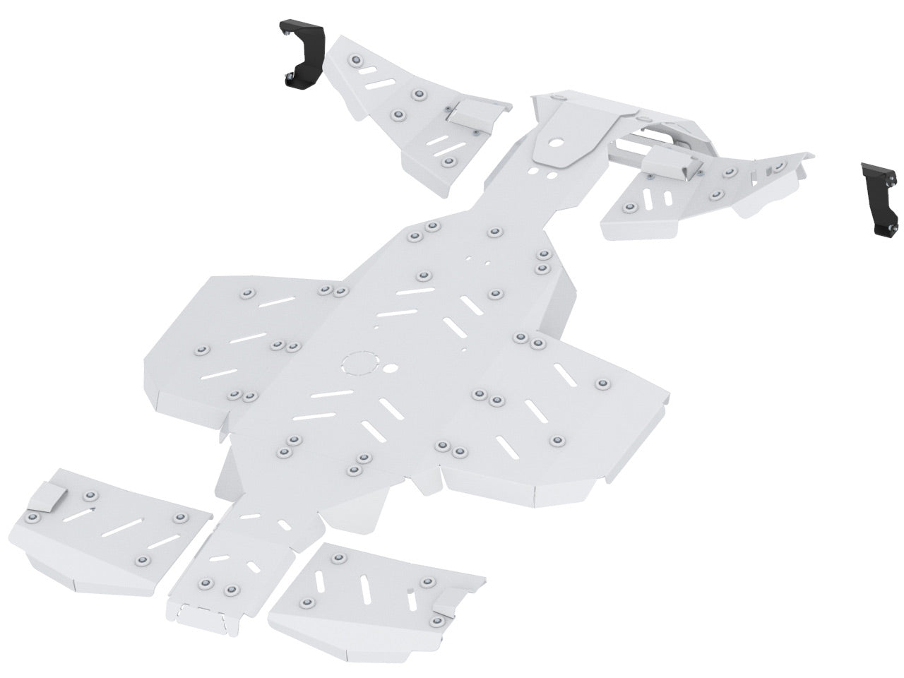 Skid plate full set (aluminium): Polaris Sportsman: XP 1000 S