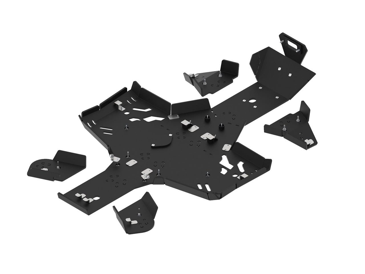 Skid plate full set (HDPE plastic): CFMOTO CFORCE 400 (2023+)