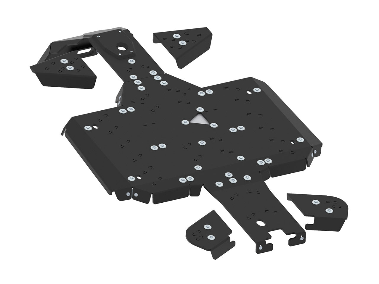 Skid plate full set (plastic): CFMOTO CFORCE 600 TOURING (2023+)