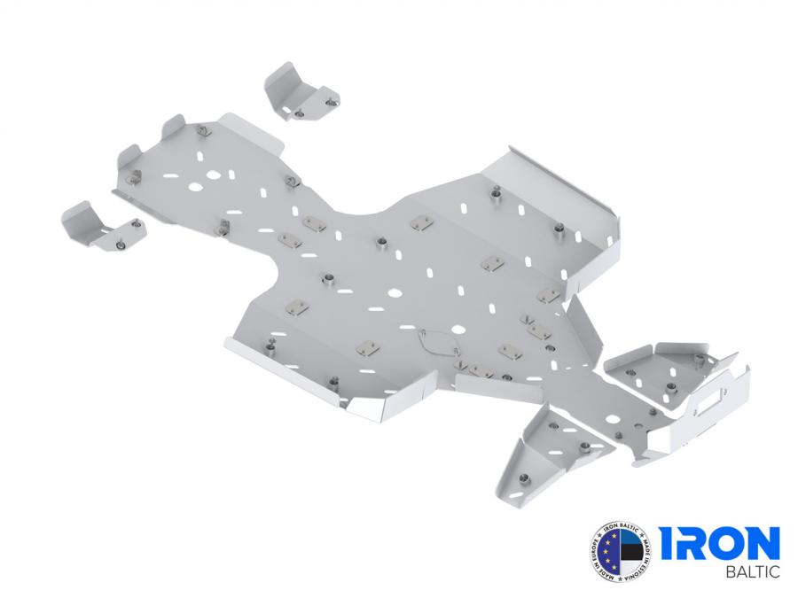 Skid plate full set (aluminium) CFMOTO CFORCE G3 800 Touring (2024+) CFORCE G3 1000 Touring (2024+)