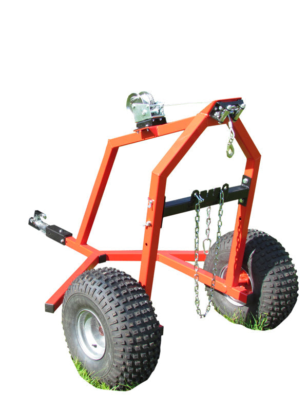 Log hauler: incl hand winch