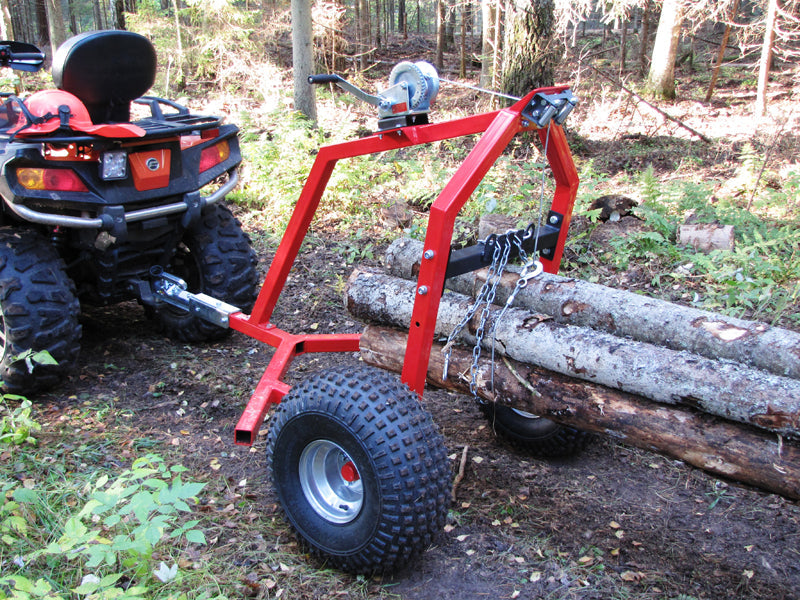 Log hauler: incl hand winch