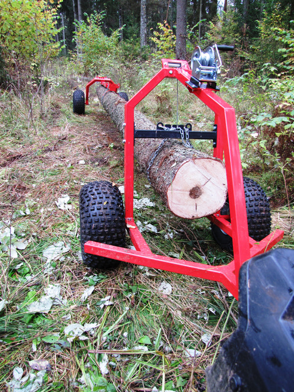 Log hauler: incl hand winch