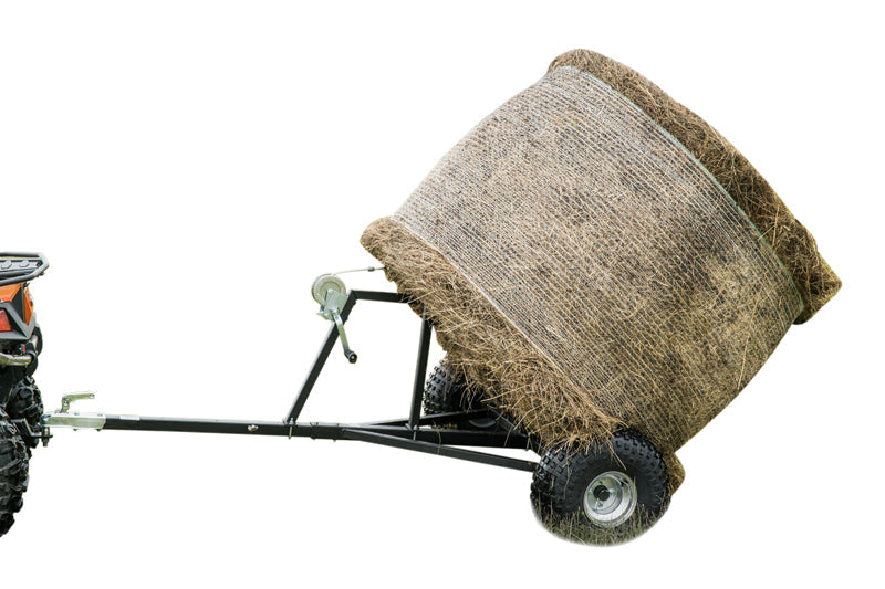 Hay bale trailer: with 2" ball coupler