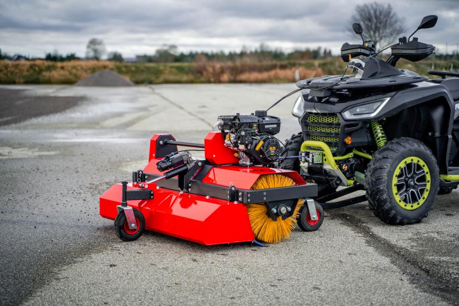 Rotary broom 6,5hp: (Briggs & Stratton)