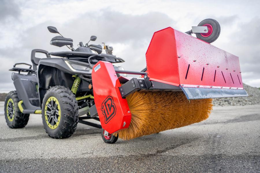 Rotary broom 6,5hp: (Briggs & Stratton)
