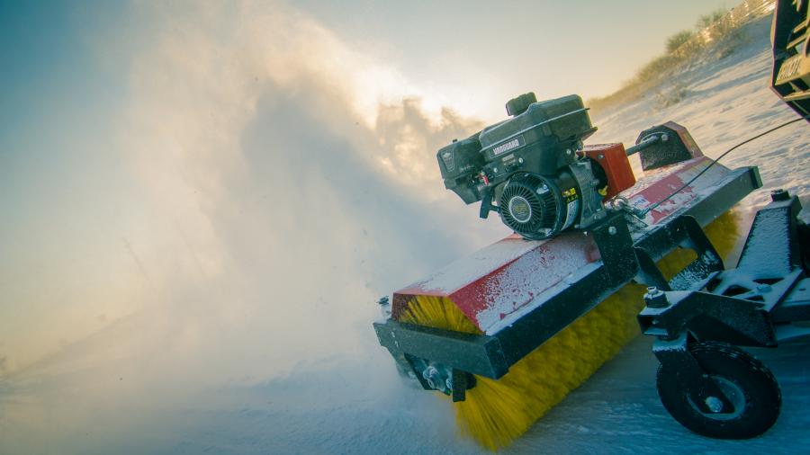 Rotary broom 6,5hp: (Briggs & Stratton)