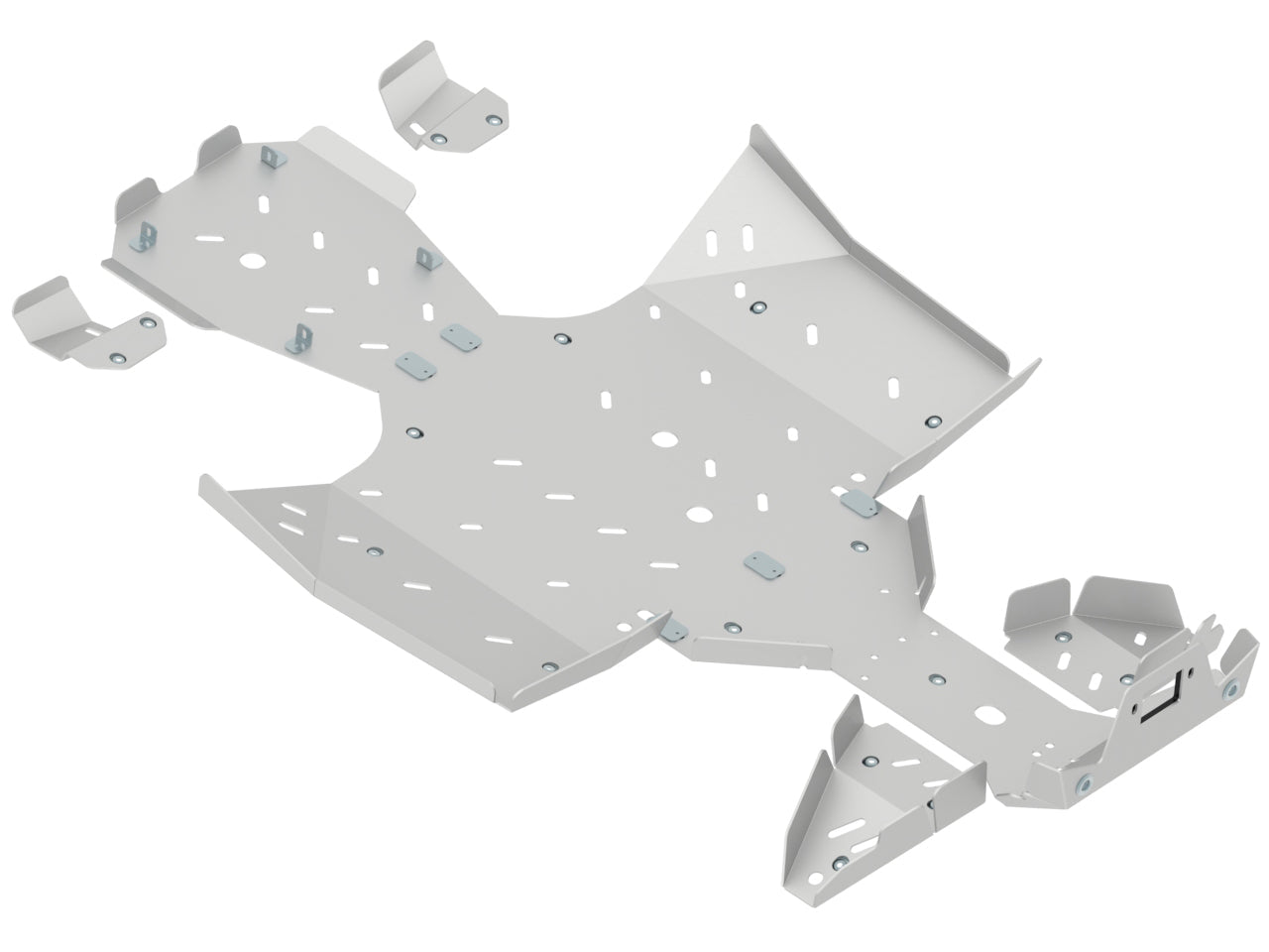 Skid plate full set (aluminium) CFMOTO CFORCE 800XC