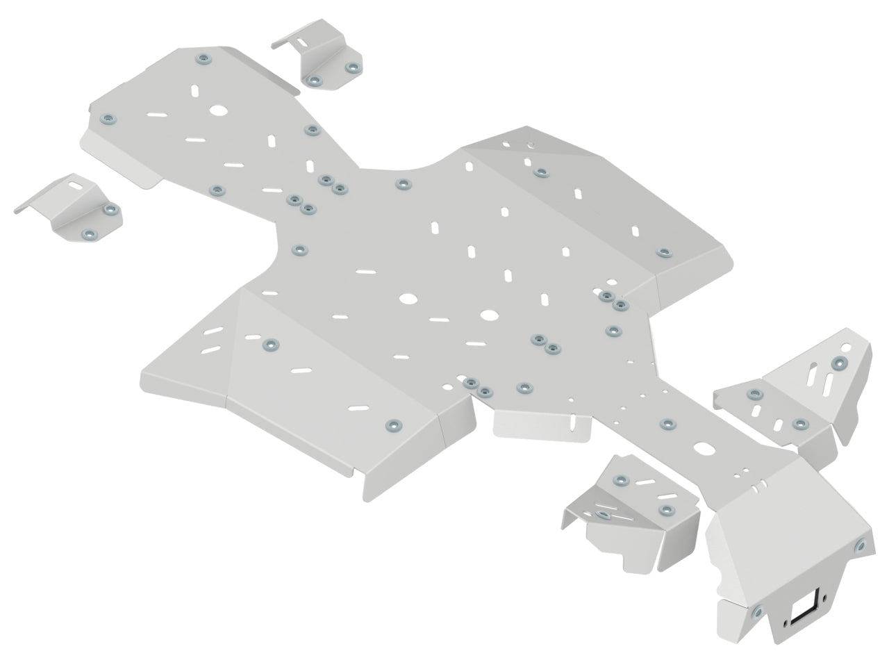 Skid plate full set (aluminium) CFMOTO CFORCE 800XC