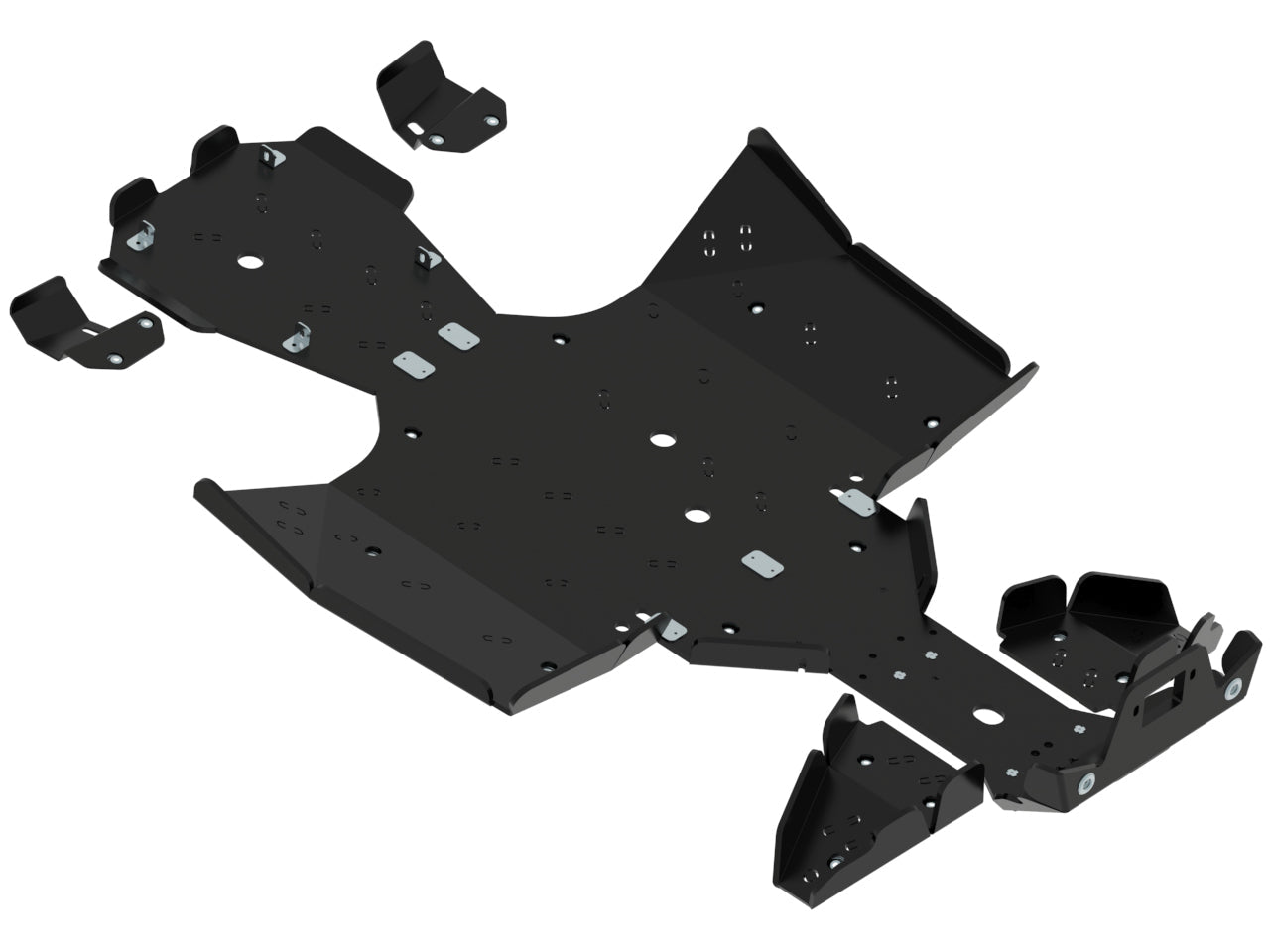 Skid plate full set (HDPE plastic): CFMOTO CFORCE 800XC