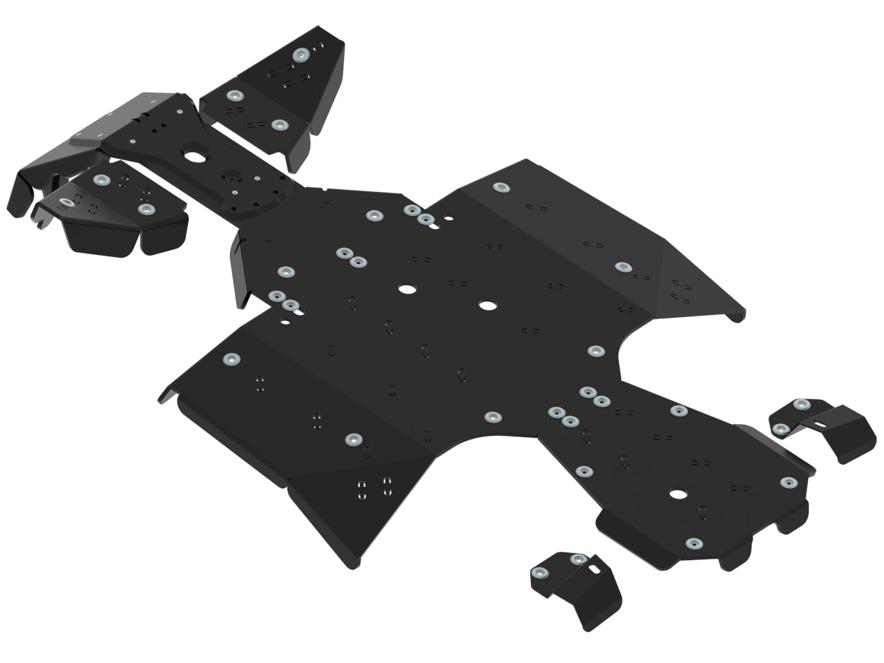 Skid plate full set (HDPE plastic): CFMOTO CFORCE 800XC