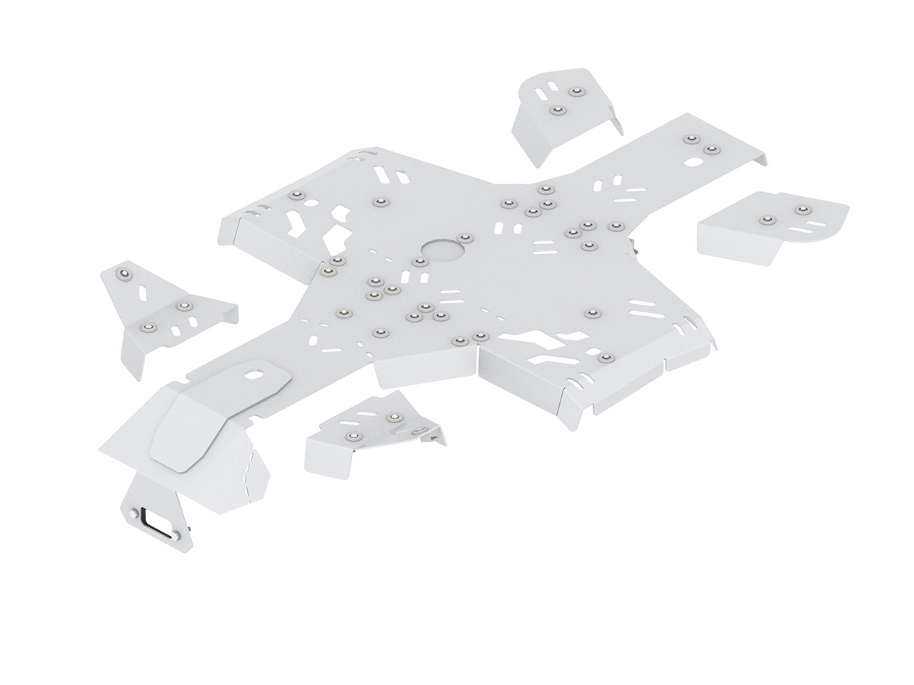 Skid plate full set (aluminium): CFMOTO CFORCE 400 (2023+)