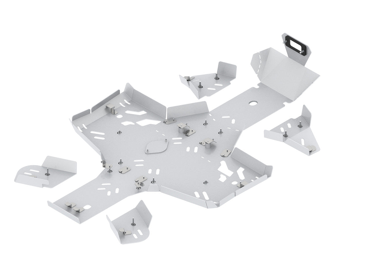 Skid plate full set (aluminium): CFMOTO CFORCE 400 (2023+)