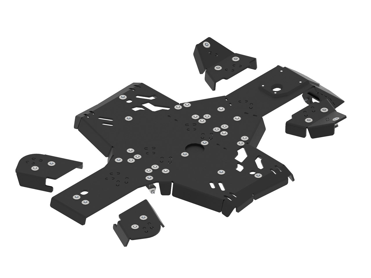 Skid plate full set (HDPE plastic): CFMOTO CFORCE 400 (2023+)