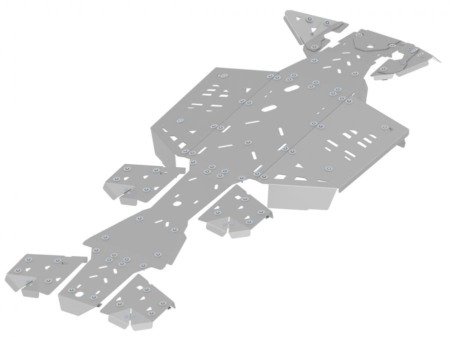 Skid plate full set (aluminium) CanAm Outlander 850/1000 MAX G3 6x6 (2025+)