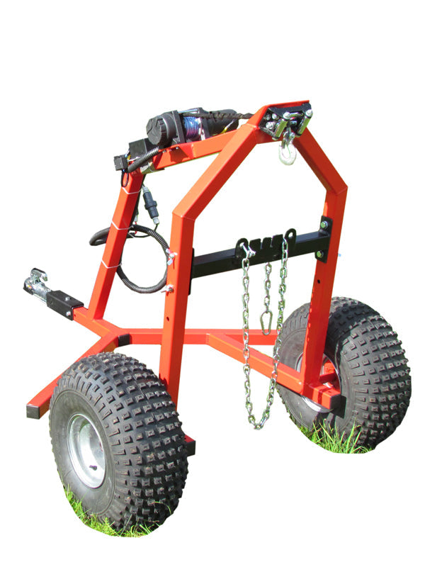 Log hauler: incl hand winch