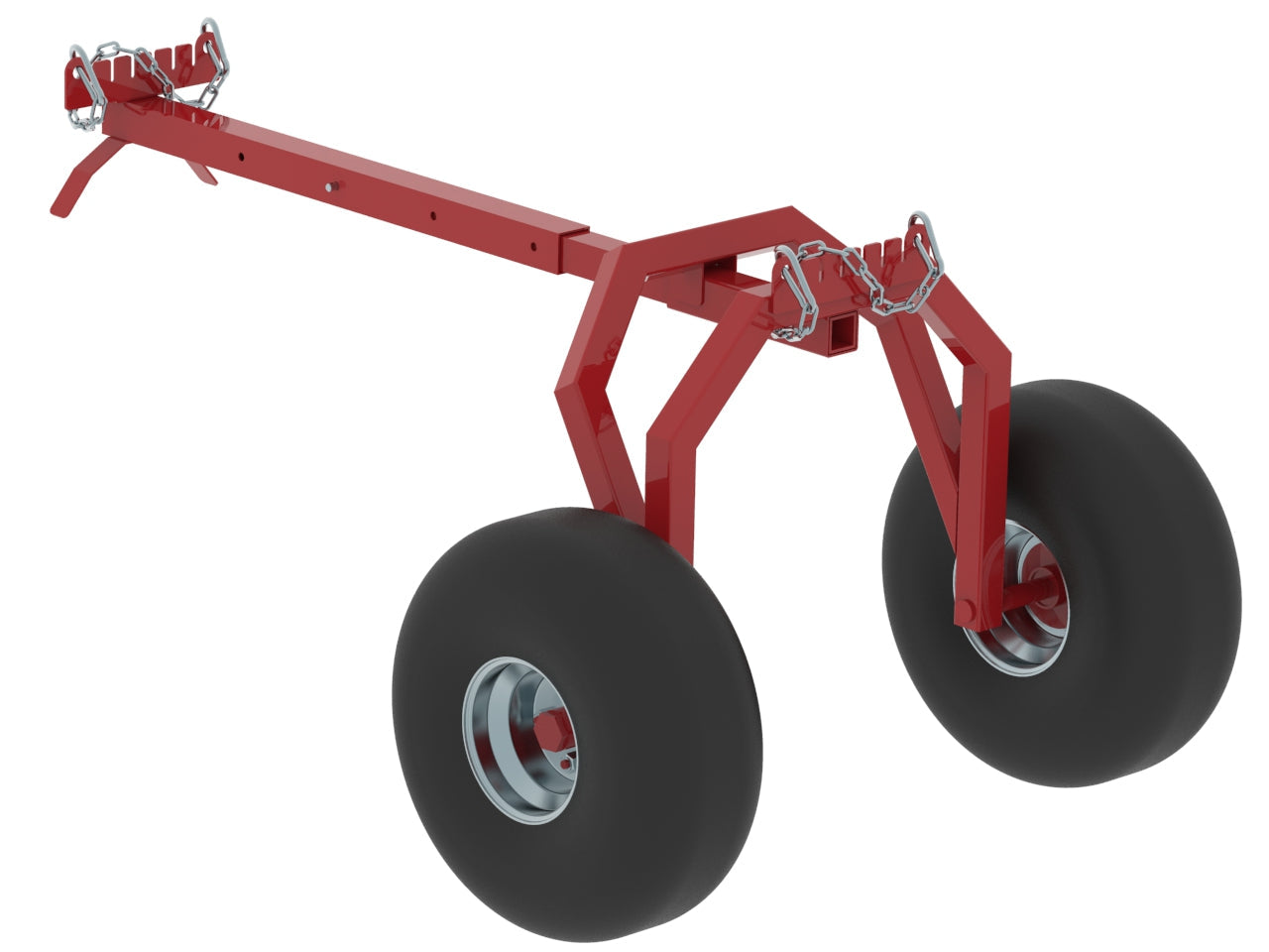 Log hauler rear support