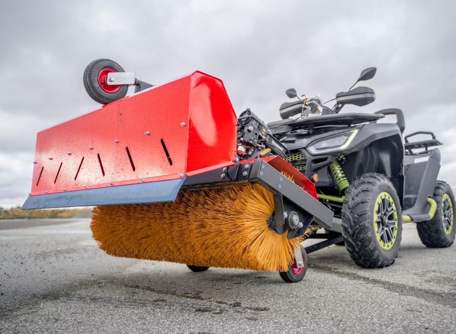 Rotary broom 6,5hp: (Briggs & Stratton)