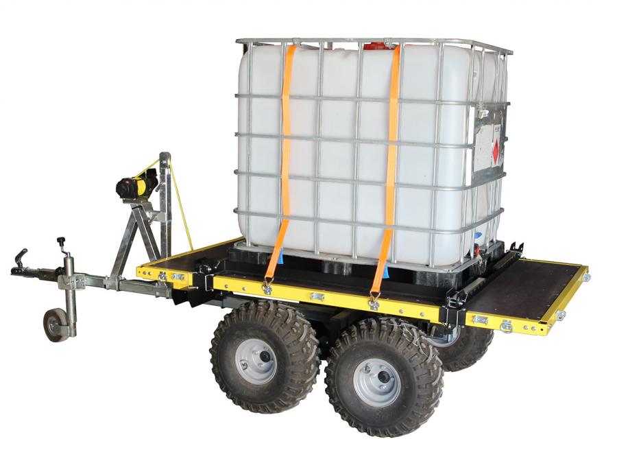 Water tank installation module Log Bolsters