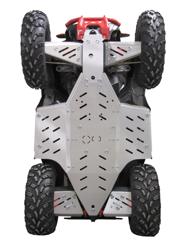 Skid plate full set (aluminium): Polaris Scrambler 850 / 1000: (-2014)