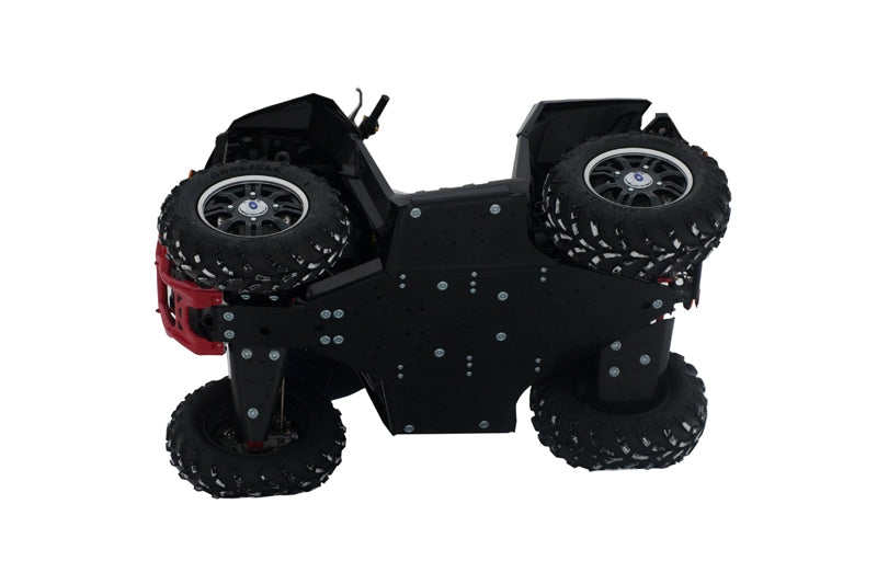 Skid plate full set (plastic): Polaris Scrambler 850 / 1000: (-2014)