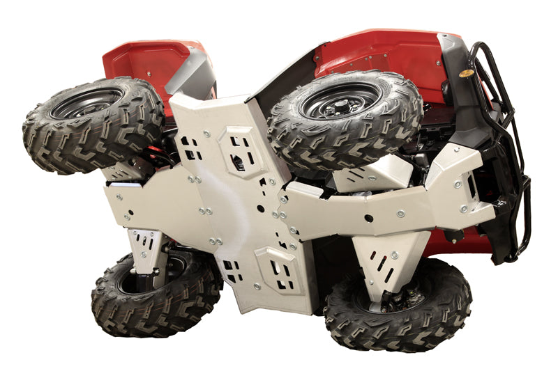 Skid plate full set (aluminium): Rancher IRS / Rubicon IRS: Honda TRX 420 (IRS) / TRX 500 (IRS) / TRX 520 (IRS)