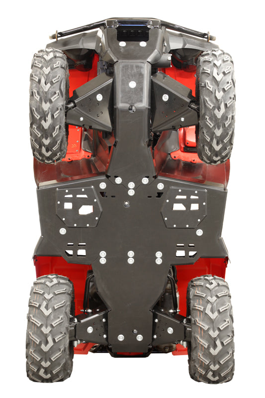 Skid plate full set (plastic):  Rancher IRS / Rubicon IRS: Honda TRX 420 (IRS) / TRX 500 (IRS) / TRX 520 (IRS)