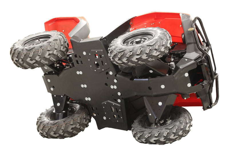 Skid plate full set (plastic):  Rancher IRS / Rubicon IRS: Honda TRX 420 (IRS) / TRX 500 (IRS) / TRX 520 (IRS)