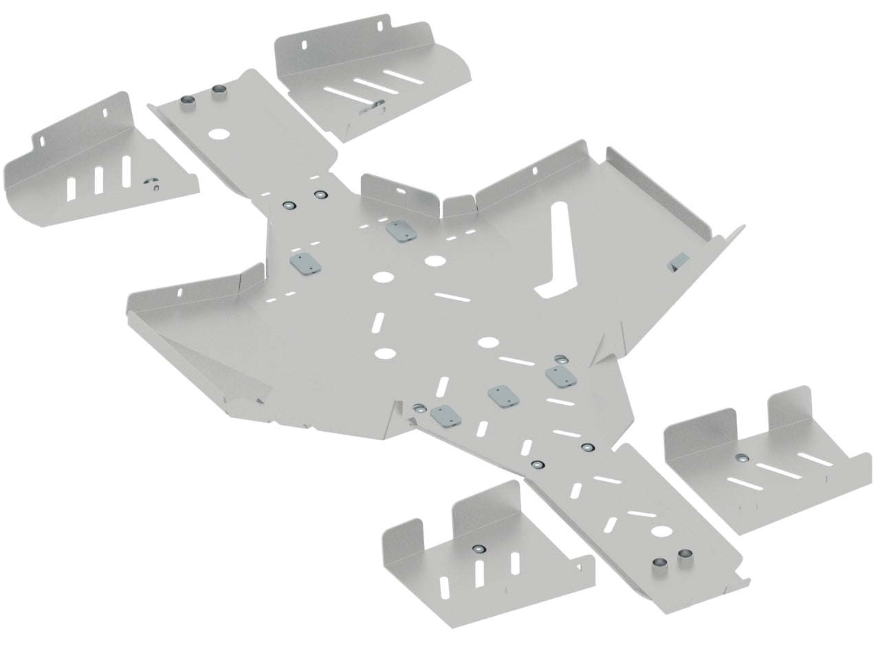 Skid plate full set (aluminium): TGB 1000 Blade: TGB 1000 LTX Blade