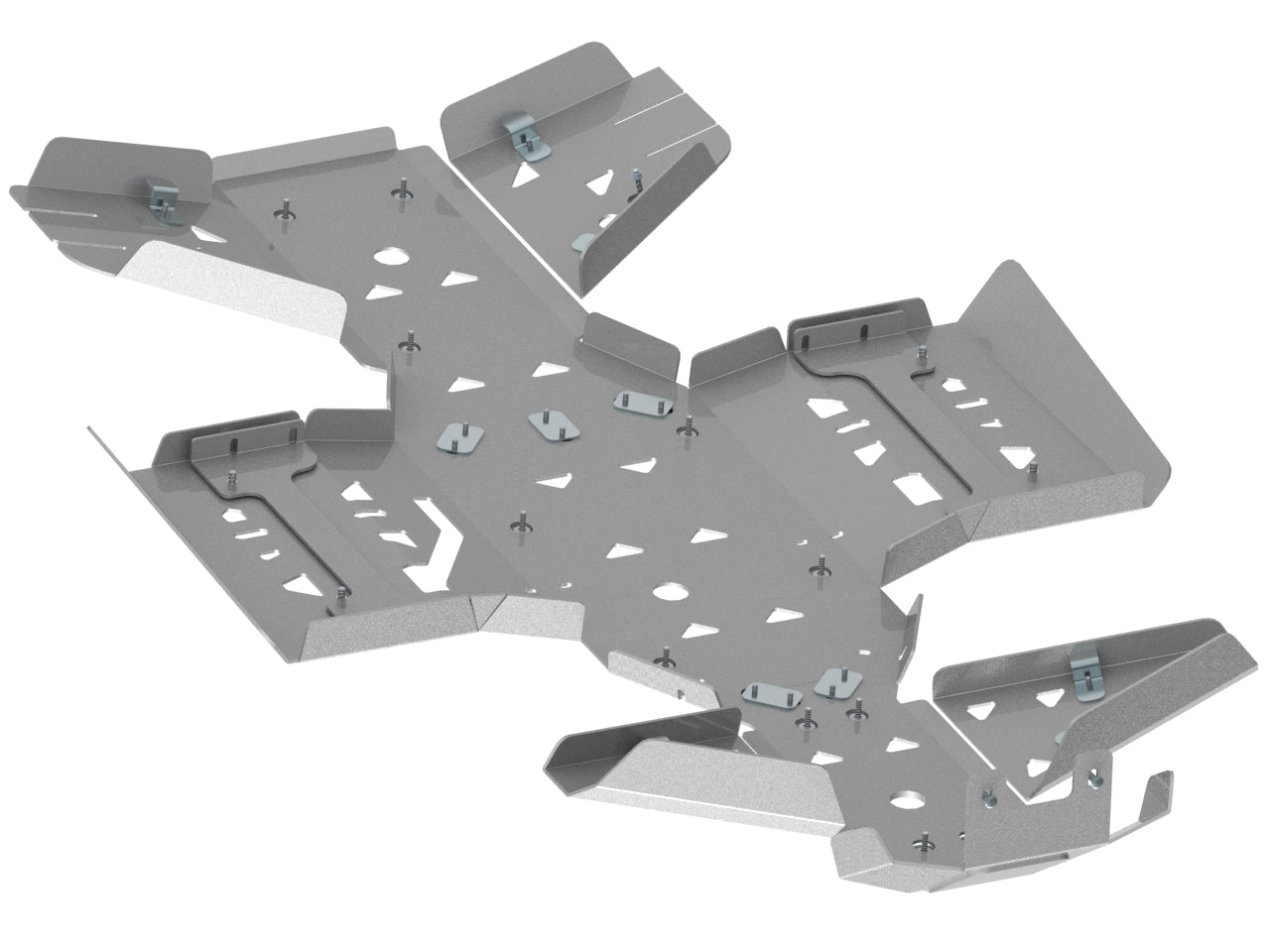 Skid plate full set (aluminium): Arctic Cat Alterra 550 / 700