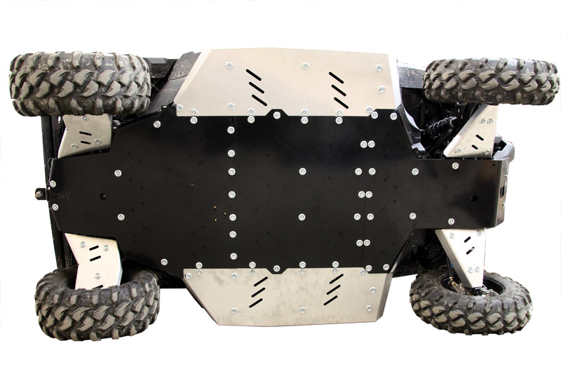 Skid plate full set (aluminium/plastic): CanAm Defender / Traxter