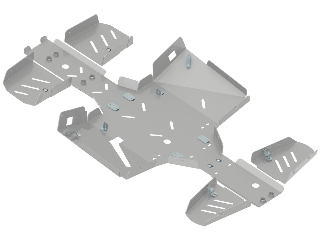 Skid plate full set (aluminium): TGB 600 Blade