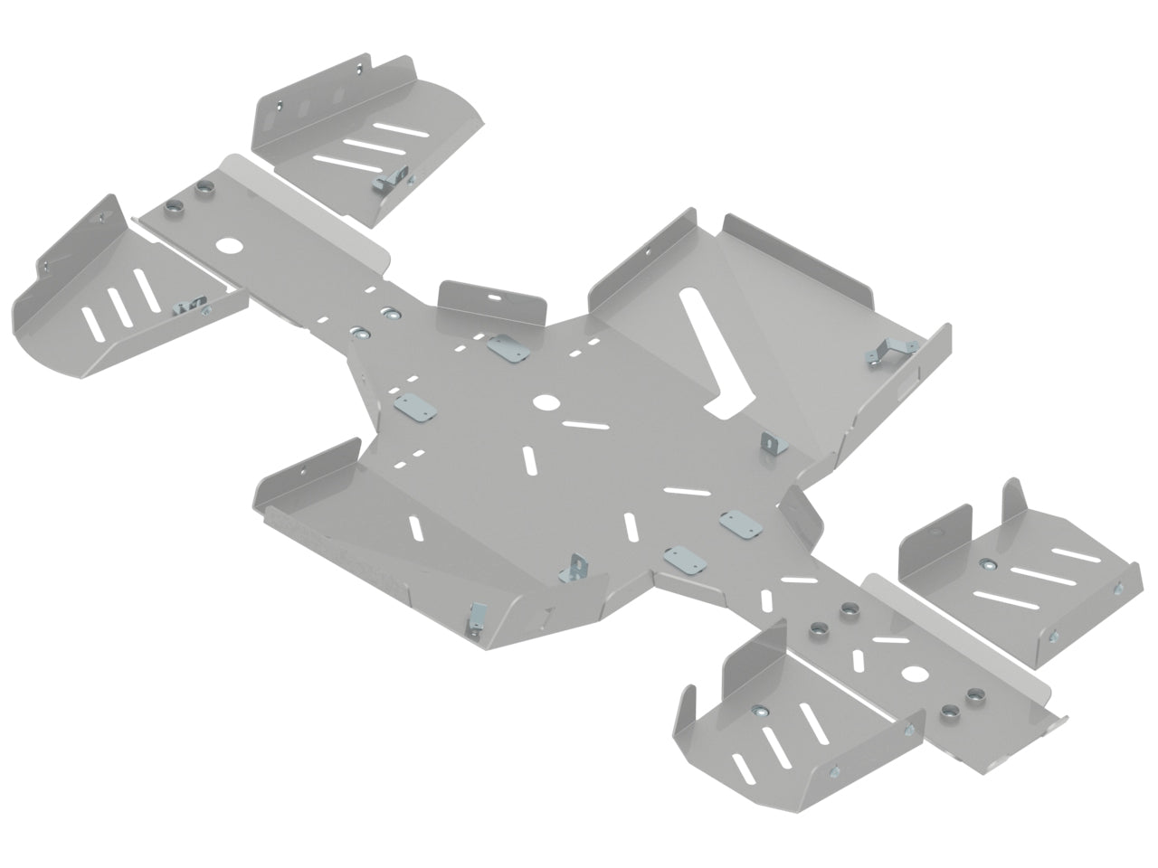 Skid plate full set (aluminium): TGB 600 Blade