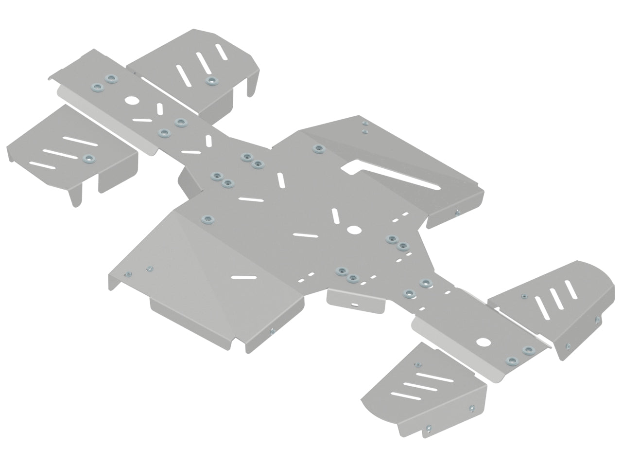 Skid plate full set (aluminium): TGB 600 Blade