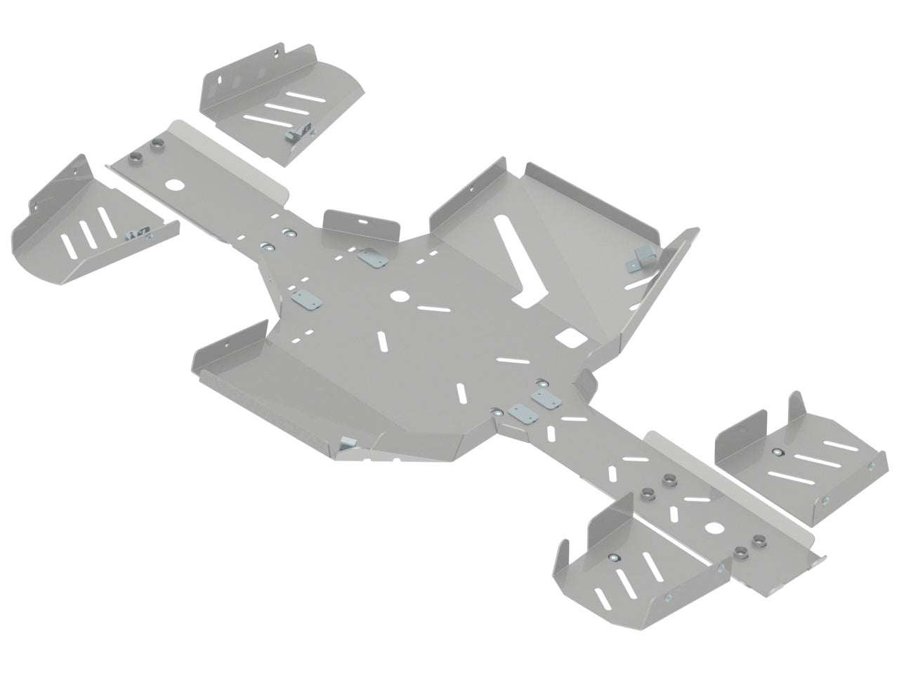 Skid plate full set (aluminium): TGB 600 LT Blade: TGB 600 LTX Blade