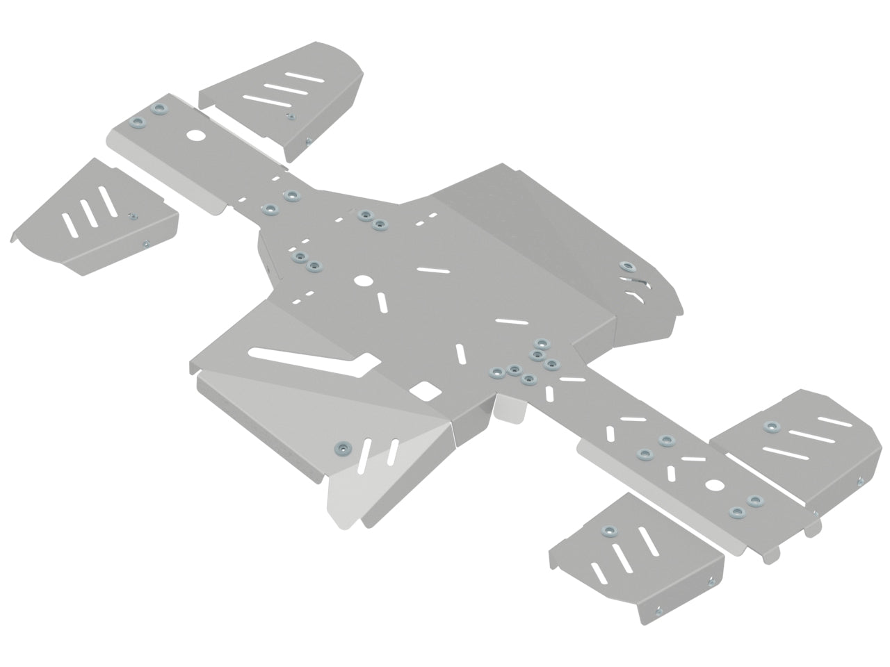 Skid plate full set (aluminium): TGB 600 LT Blade: TGB 600 LTX Blade