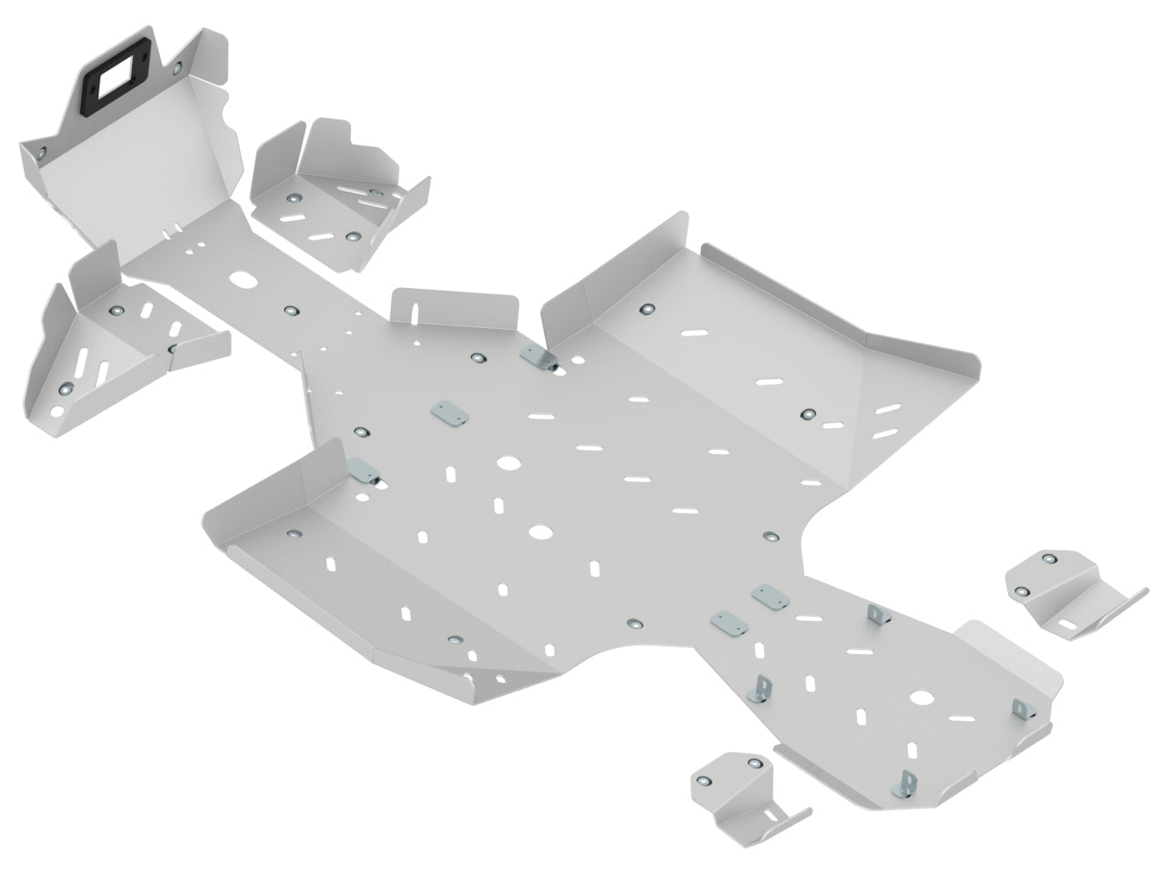 Skid plate full set (aluminium): CFMOTO CFORCE 850: CFORCE 800 XC (in USA): CFORCE 1000 OVERLAND