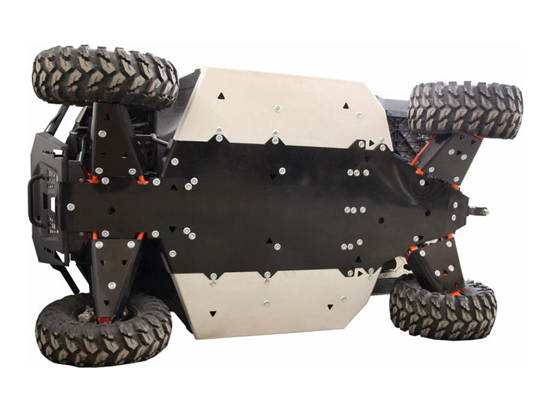 Skid plate full set (aluminium/plastic): Polaris Ranger 1000 XP