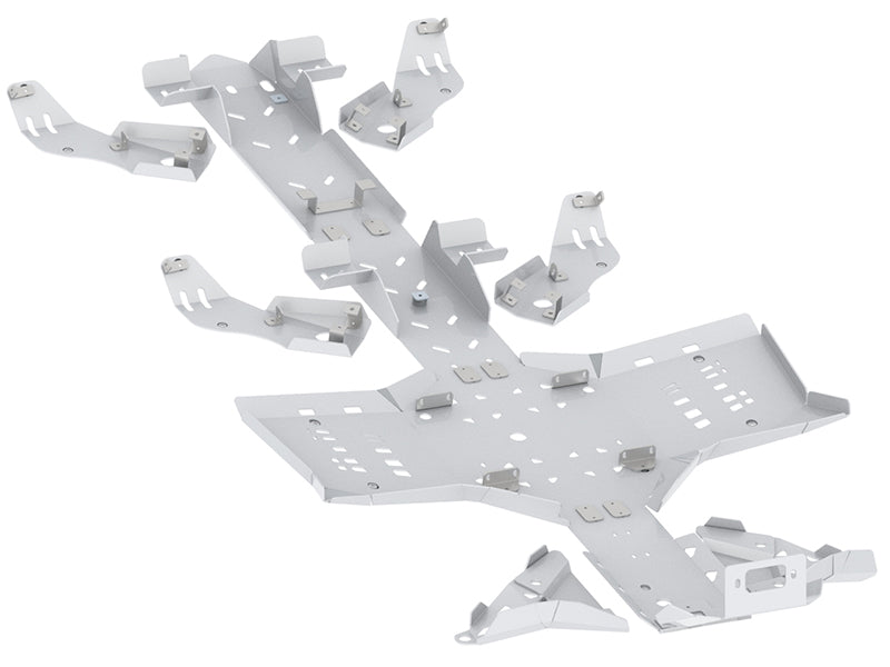 Skid plate full set (aluminium): CanAm G2 Outlander 6x6: (2019+)