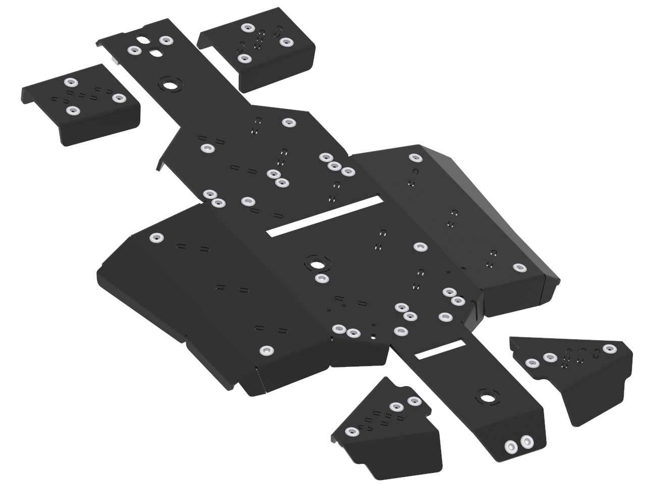 Skid plate full set (plastic): Linhai M550L EPS