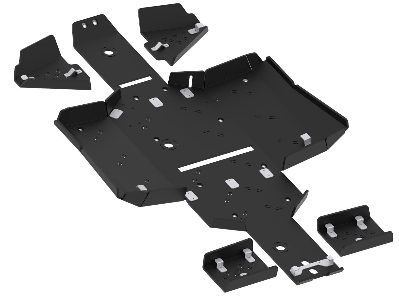 Skid plate full set (plastic): Linhai M550L EPS