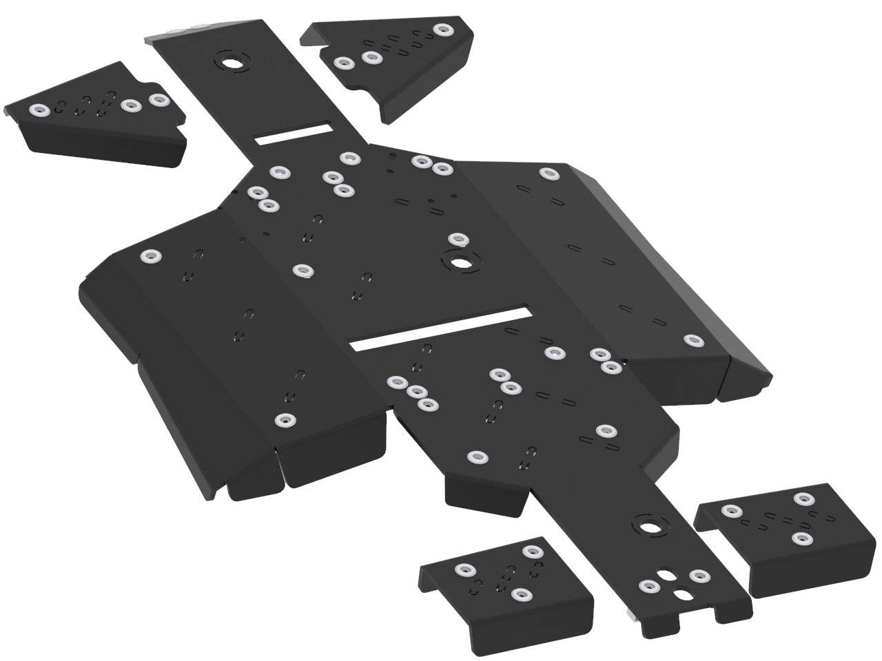 Skid plate full set (plastic): Linhai M550L EPS