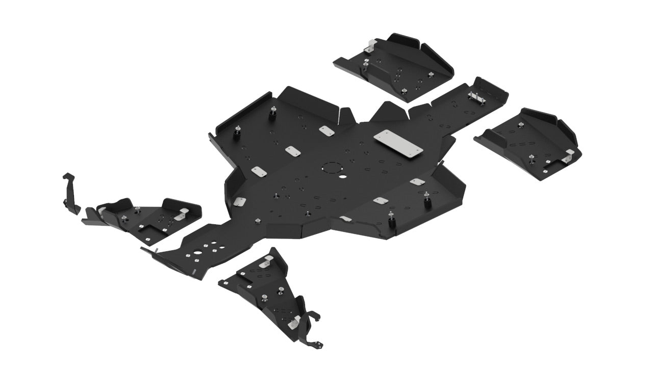 Skid plate full set (plastic): Polaris Scrambler: XP 1000 S