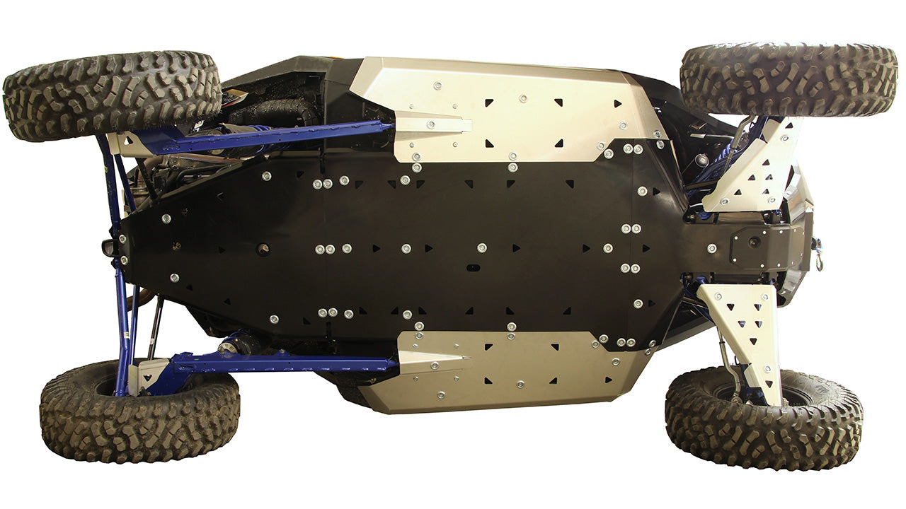 Skid plate full set (aluminium / plastic): Polaris RZR PRO XP