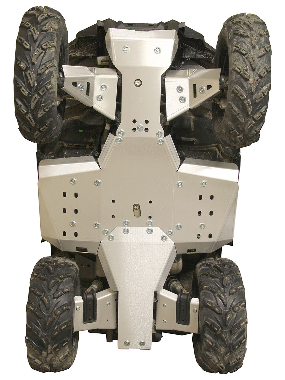 Skid plate full set (aluminium): Polaris Sportsman: 570 SP (2021+):  570 Trail (2021+)